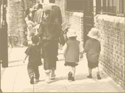 walking to school